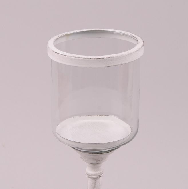 Підсвічник металевий Flora H-35 см (26848) - фото 2 Підсвічник металевий Flora H-35 см (26848) - фото 2