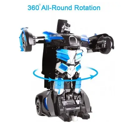 Машинка-трансформер на радиоуправлении UKC Bugatti Veyron 28 см Синий (10106) - фото 3 Машинка-трансформер на радиоуправлении UKC Bugatti Veyron 28 см Синий (10106) - фото 3