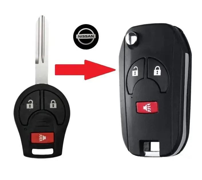 Корпус выкидного автоключа для Nissan MS24 - фото 2