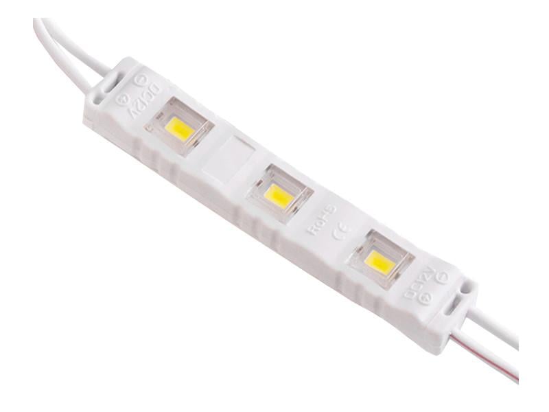 Светодиодный модуль SMD5630 3 LED 24В 0.96Вт 25 30Лм IP65 6500К холодный белый (2689)