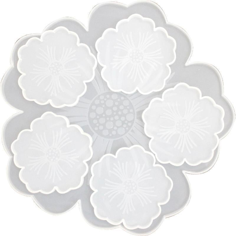 Форма молд для создания подставок под горячее и подставок под стаканы 6 шт. (2064)