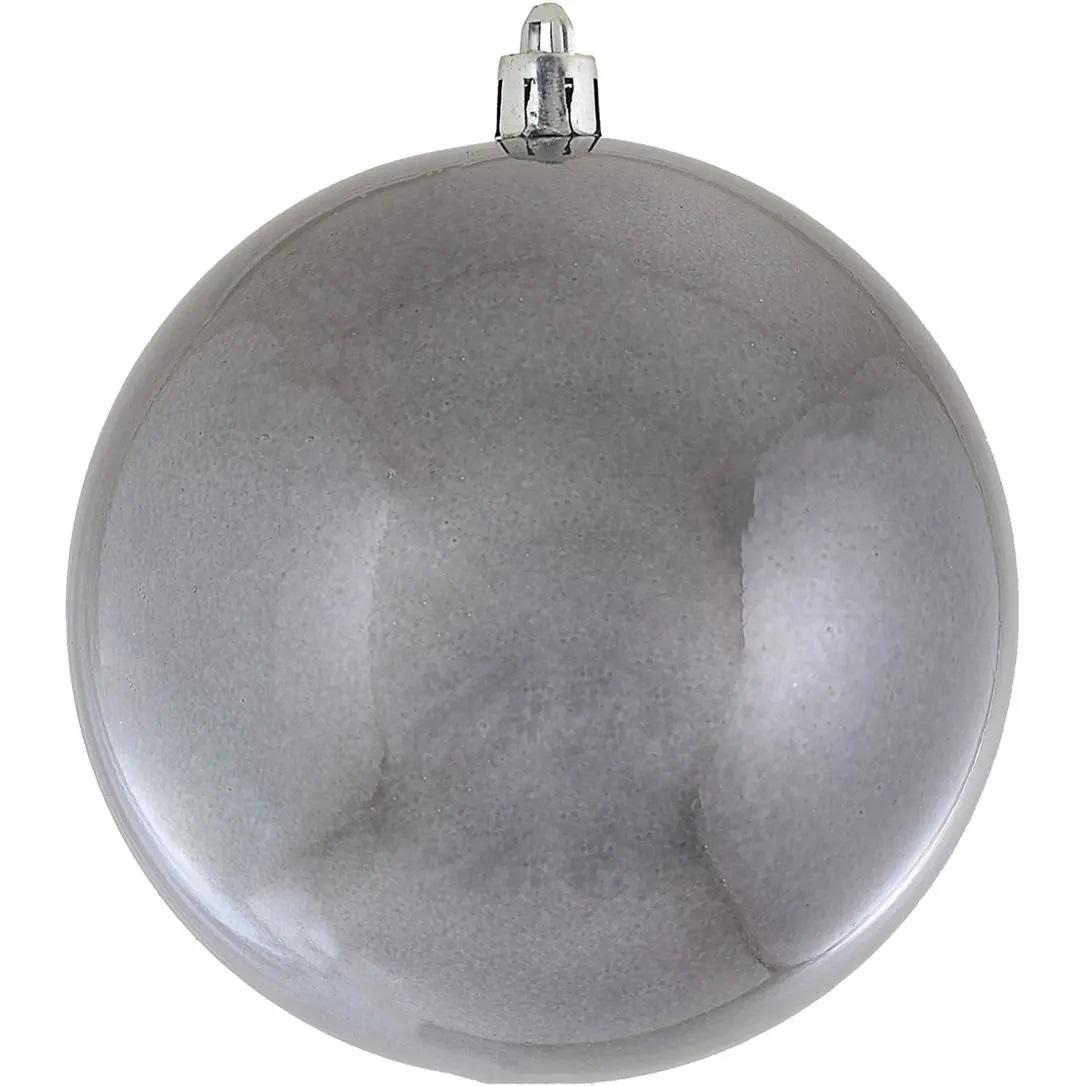 Шар новогодний Шарик 10 см Серо-графитовый (TY-5-R-256)