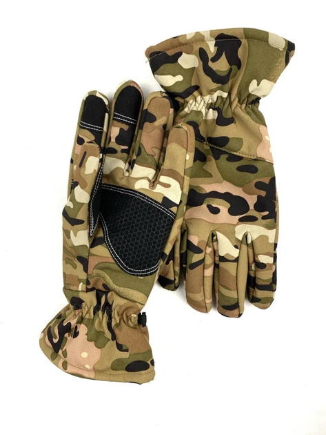 Перчатки мужские Зимние водонепроницаемые One Size Мультикам(28524083)