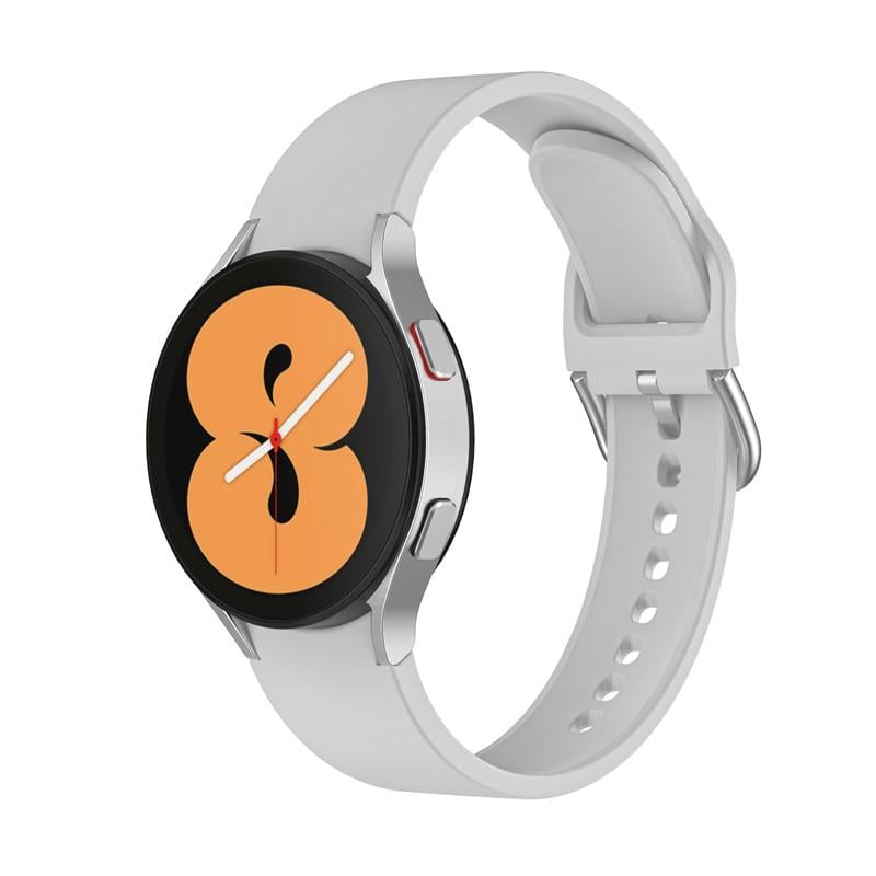 Силиконовый ремешок Watchbands OneLine для Samsung Galaxy Watch 4 40 мм Серый (WB00S4ONELINE40-6) - фото 3