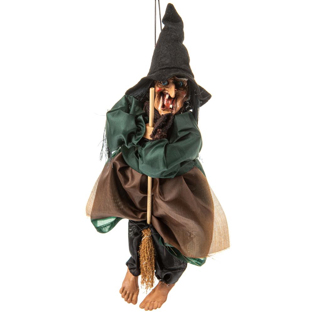 Декор на Хеллоуин Elisey Ведьмочка со звуком и светом (8808-001)