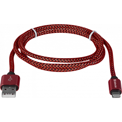 Кабель USB AM to Lightning M 01-03T PRO 1 м Красный (87807)