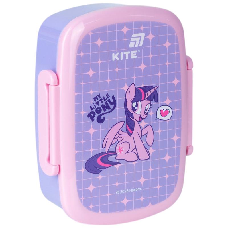 Ланчбокс для еды KITE My Little Pony с принадлежностями и дополнительной емкостью 750 мл (LP26-163)