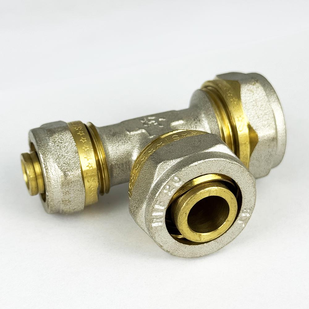 Трійник прохідний SANTAN з проточкою 20х20х16 (25622852) - фото 2