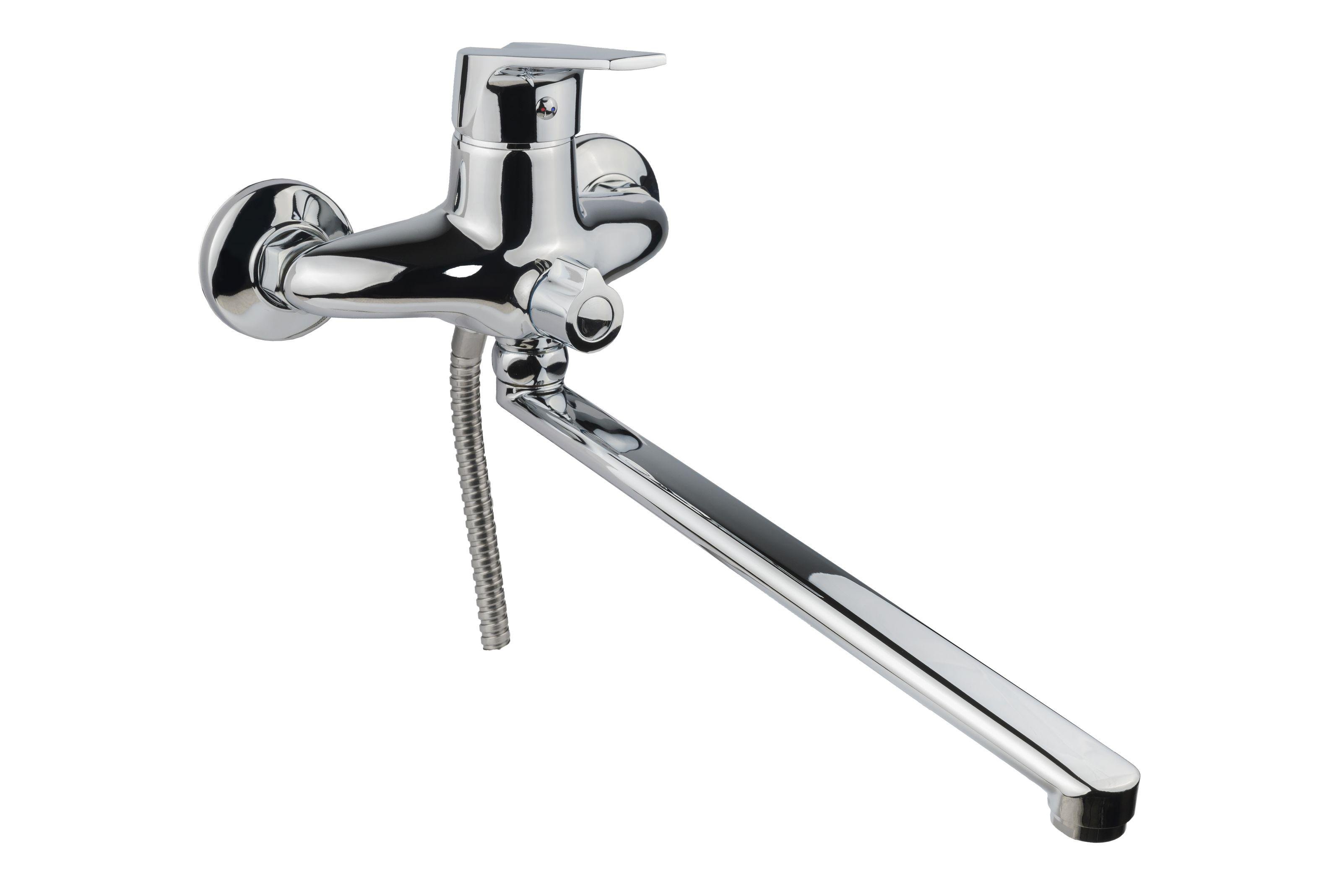 Смеситель для ванны KRONER Odra-C071 CV019458 однорычажный Хром (136370)