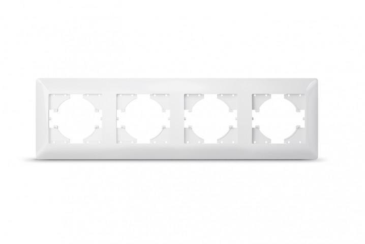 Рамка горизонтальная TITANUM Standard TF-ST-FR4H-W Рамка горизонтальная TITANUM Standard TF-ST-FR4H-W