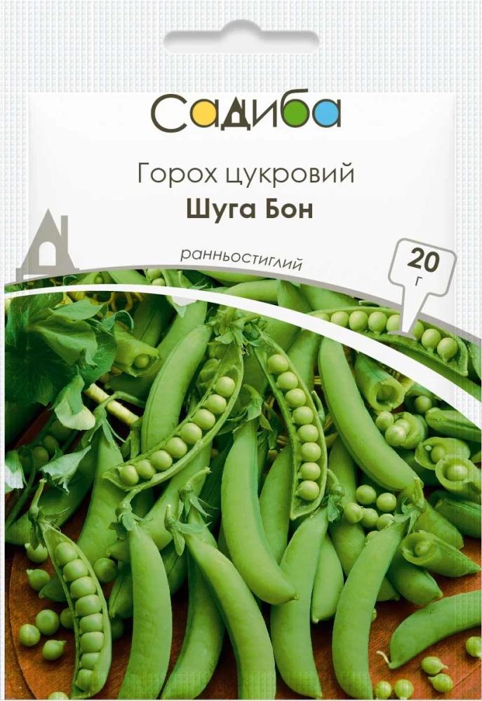 Насіння гороху цукрового Садиба Шуга Бон 20 г (1894)