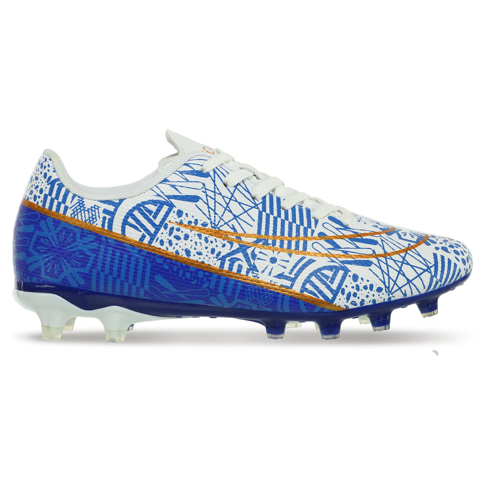 Бутсы футбольные GUANJUN BAO р. 42 Белый/Синий (OB-2301-1)
