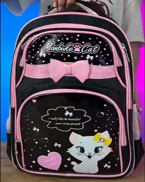 Школьный набор для девочки рюкзак/сумочка и пенал 3 пр. Черный (28443983) - фото 7 Школьный набор для девочки рюкзак/сумочка и пенал 3 пр. Черный (28443983) - фото 7