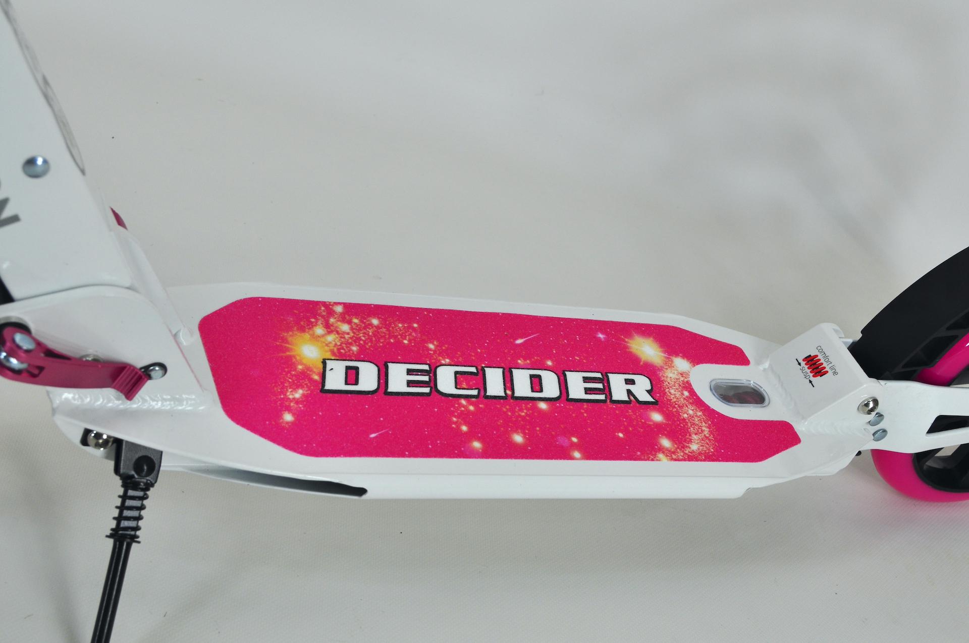 Самокат Maraton Decider з амортизаторами та підногою + ремінь Рожевий - фото 9 Самокат Maraton Decider з амортизаторами та підногою + ремінь Рожевий - фото 9