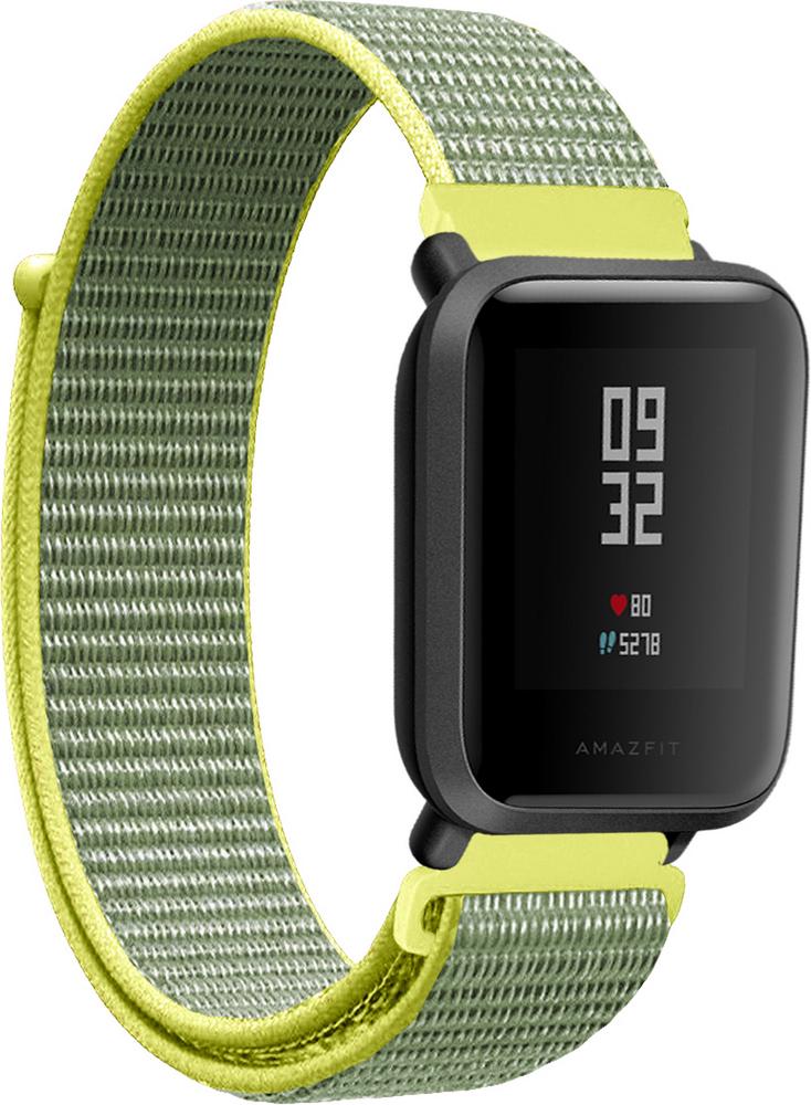 Ремешок нейлоновый Sport Loop для Amazfit Bip Gray/Yellow (21956-63)