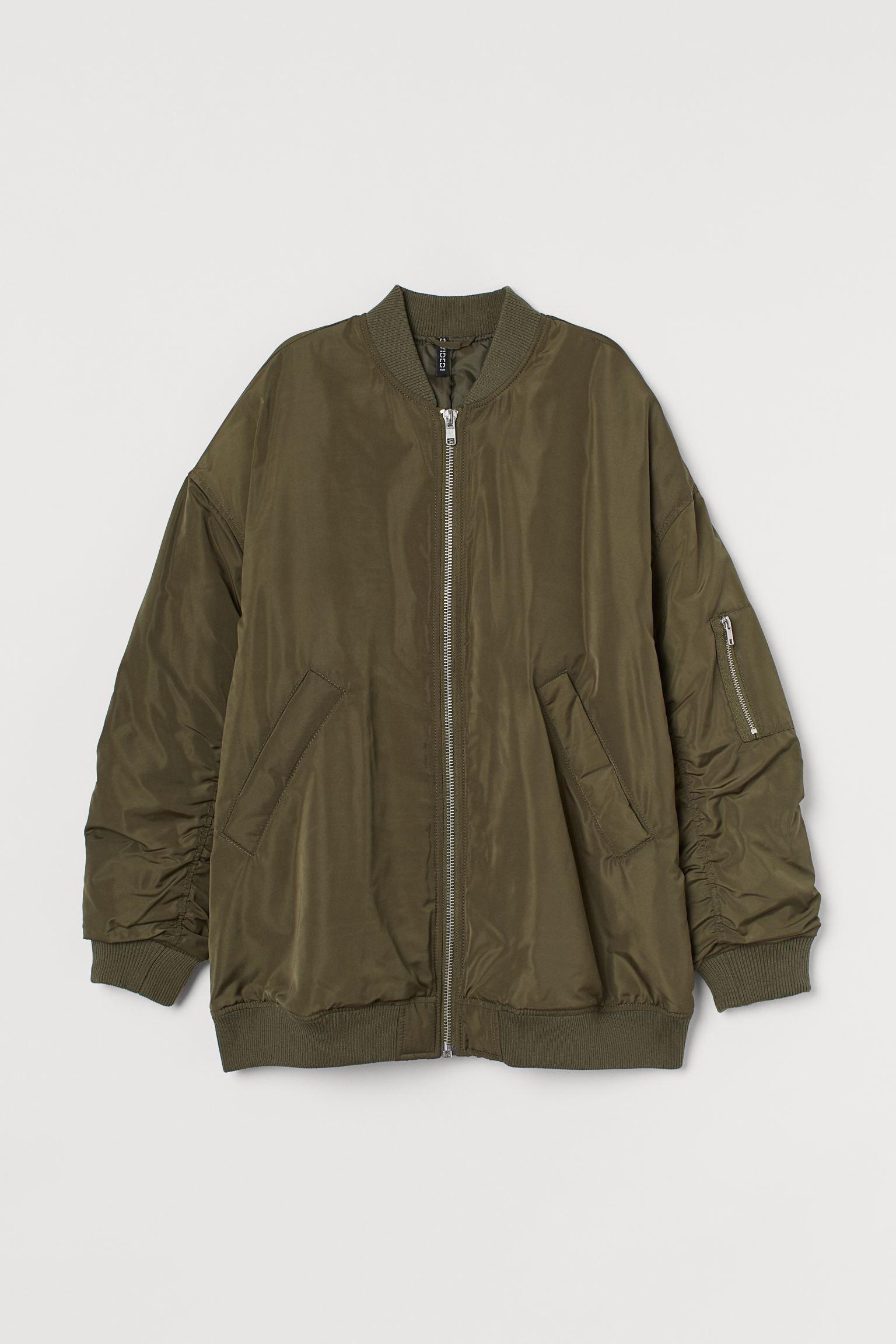 Бомбер H&M XS Хакі (Q2808922224) Бомбер H&M XS Хакі (Q2808922224)