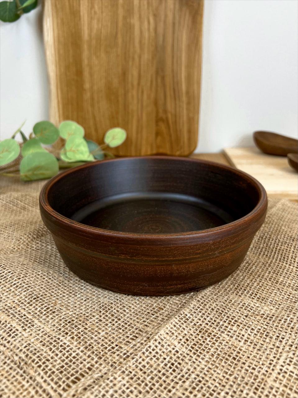 Миска під бануш керамічна керамічна гладка 1,1 л (3003-16)