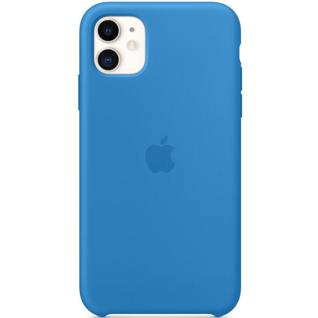 Силиконовый чехол накладка Apple Silicone Case for iPhone 11, Surf Blue (HC)