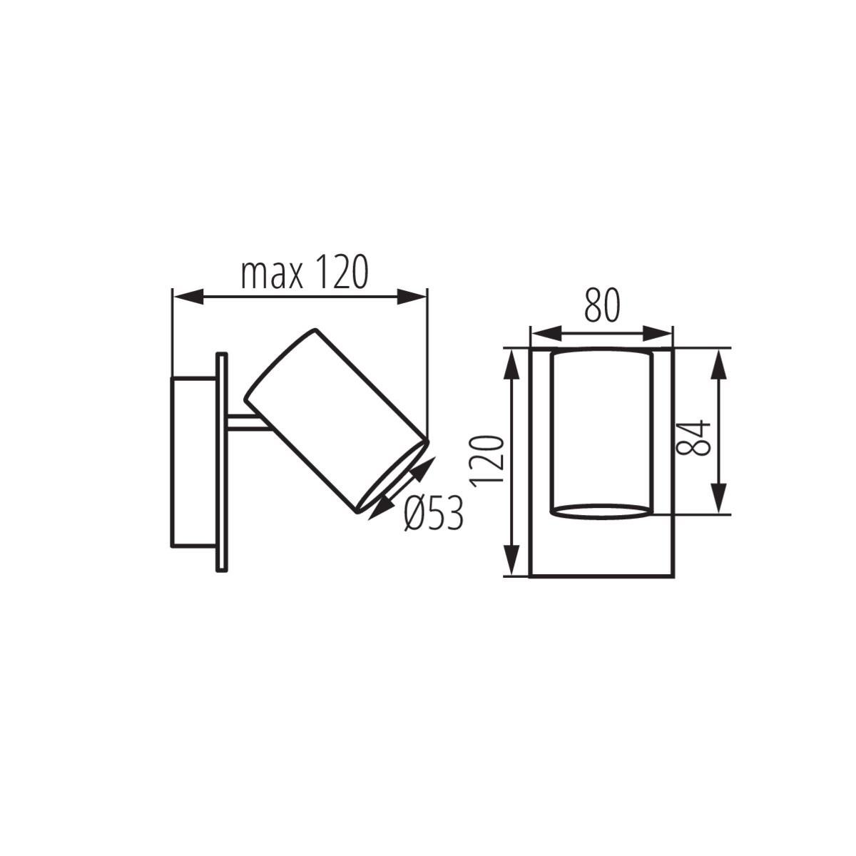 Спот Kanlux 35691 EVALO EL-1I B-SR (11239263) - фото 4