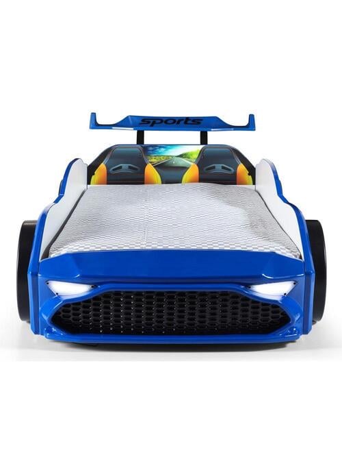 Кровать машина Форсаж пластиковый Синий