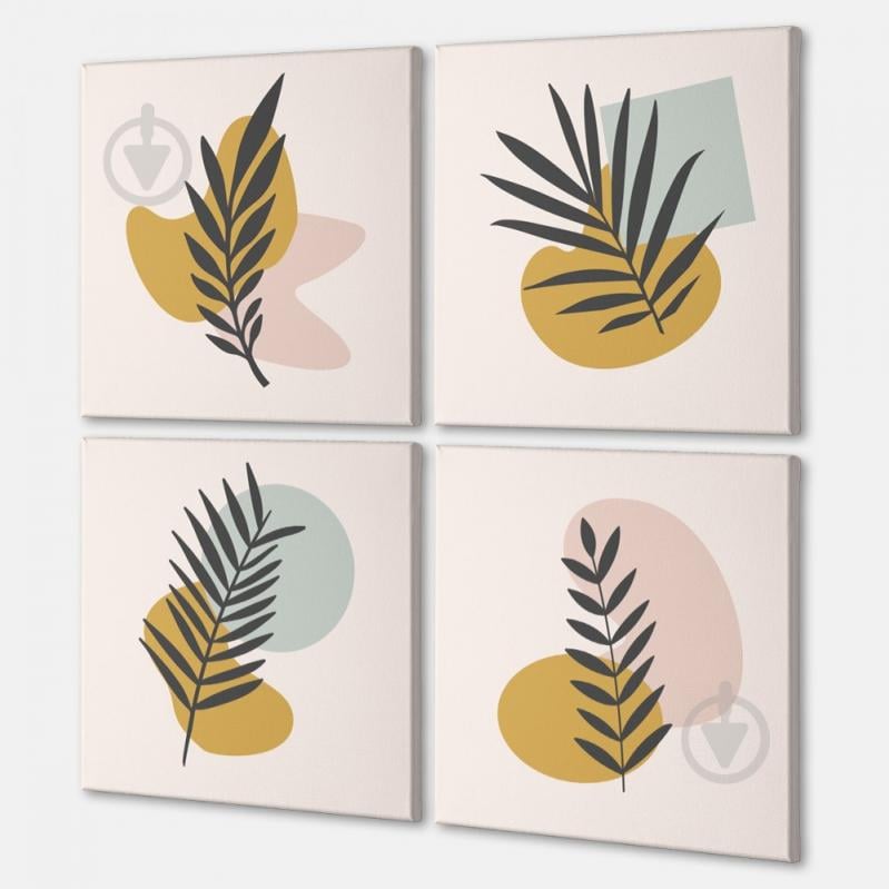 Модульная картина из четырех частей  Leafs Malevich Store 153x153 см (MK423210)