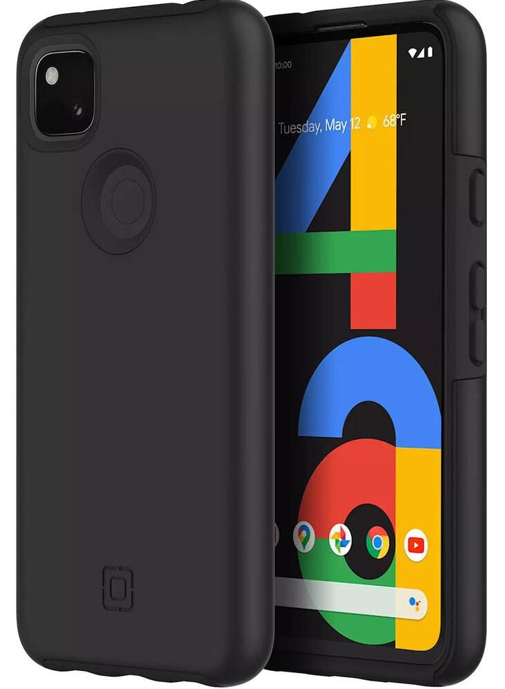 Противоударный двухслойный чехол Incipio DualPro для Google Pixel 4a 5.8" Black