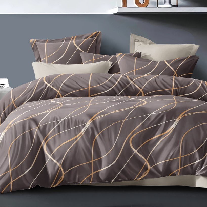 Комплект постільної білизни Serpentine євро бязь 240х220 см (G-1408B/WP/E)