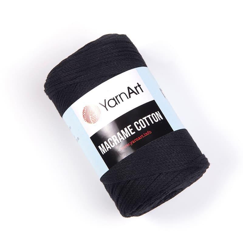 Пряжа YarnArt Macrame Cotton 750 Черный