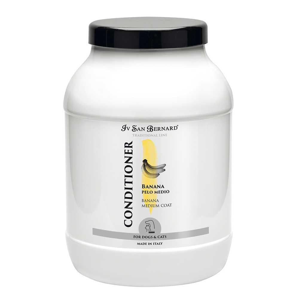 Кондиционер для средней шерсти Iv San Bernard TRADITIONAL Banana Conditioner 3 л
