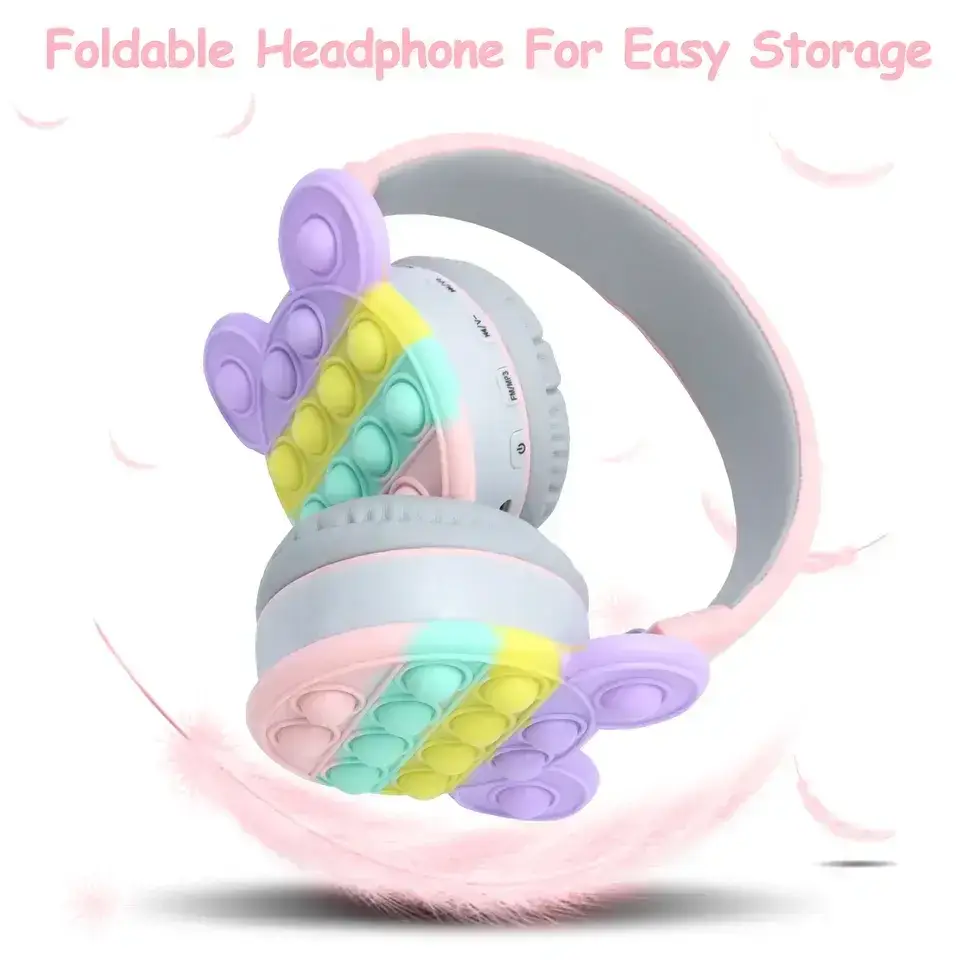 Наушники детские аккумуляторные Bluetooth с микрофоном (K-30) - фото 3 Наушники детские аккумуляторные Bluetooth с микрофоном (K-30) - фото 3