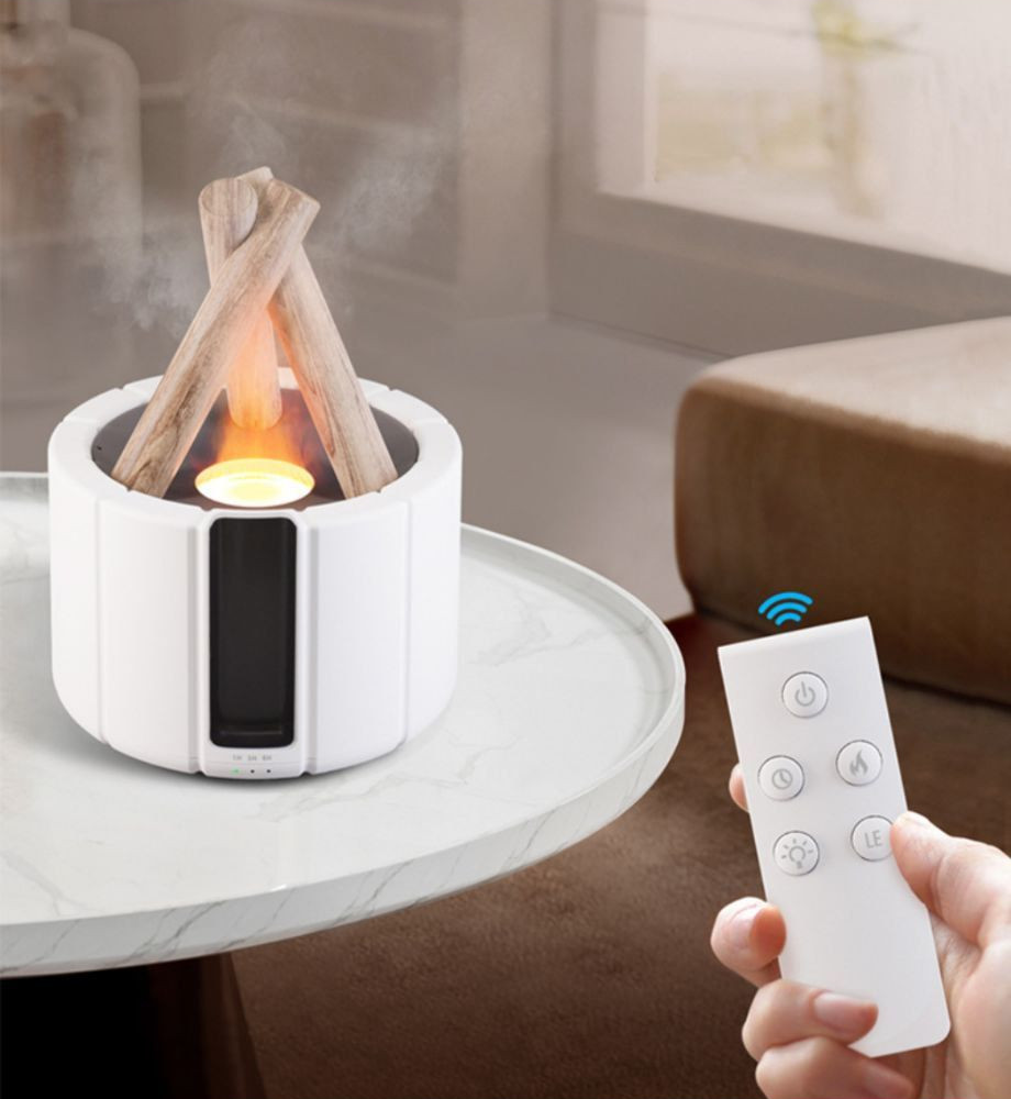 Увлажнитель воздуха Костер с подсветкой и эффектом пламени 250 мл (11468) - фото 5