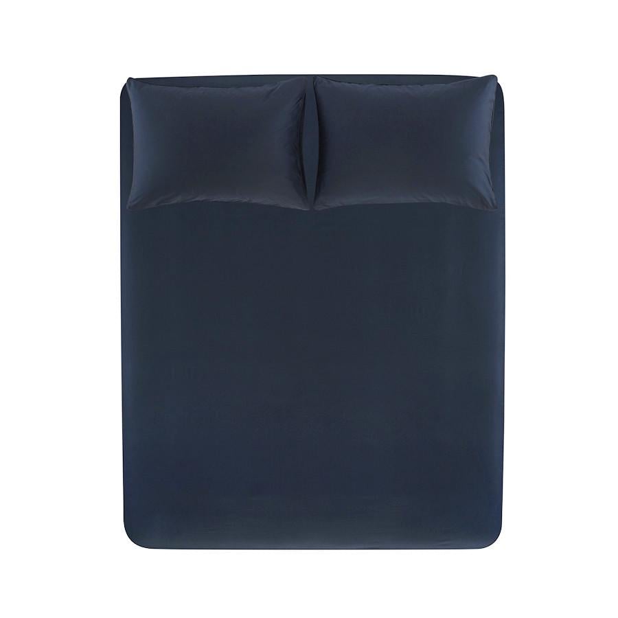 Простынь на резинке с наволочками Penelope Lia lacivert 180х200+50х70 см Синий (2)