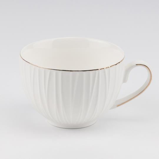 Набор чашек с блюдцами Жемчужная грация 230 мл на 6 персон (90906) - фото 3