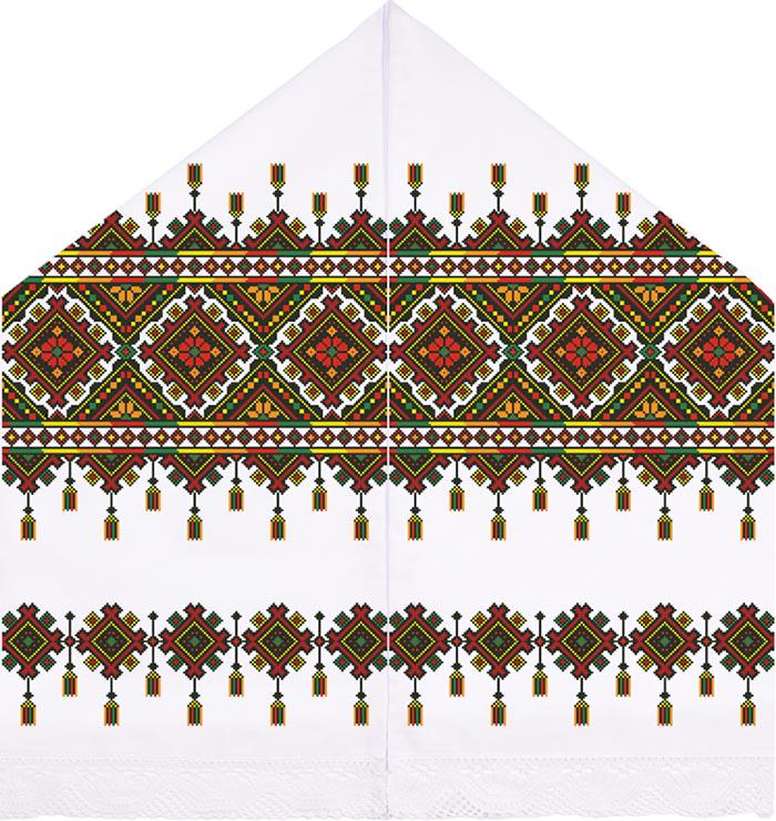 Схема Рушник под Каравай для вышивки бисером и нитями на ткани габардин (ТР468пн4599)