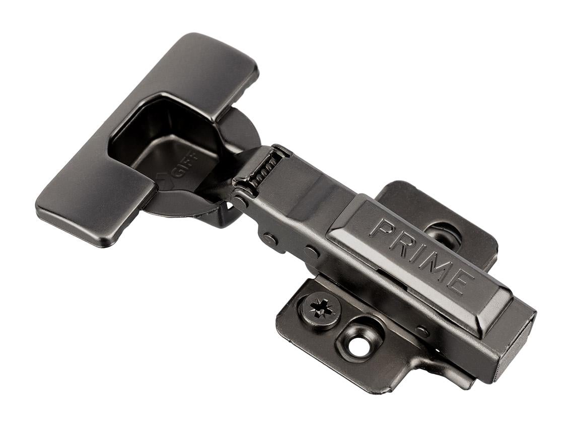 Петля накладная Giff Prime Clip-on 3D ⌀ 35 мм Черный Никель з доводчиком (24946651)