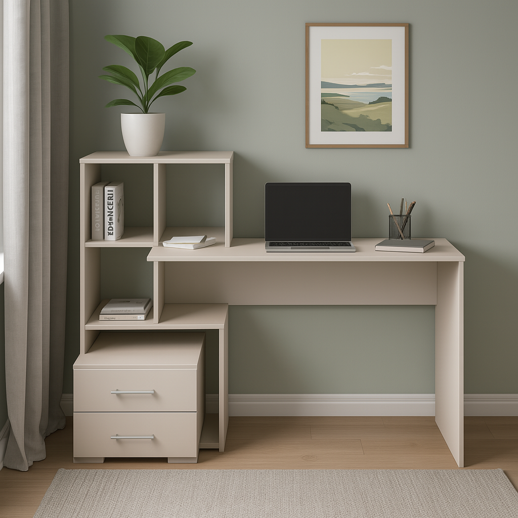 Стіл письмовий СП9 2Я SENAM 1040х1500х500 мм ДСП Кашемір