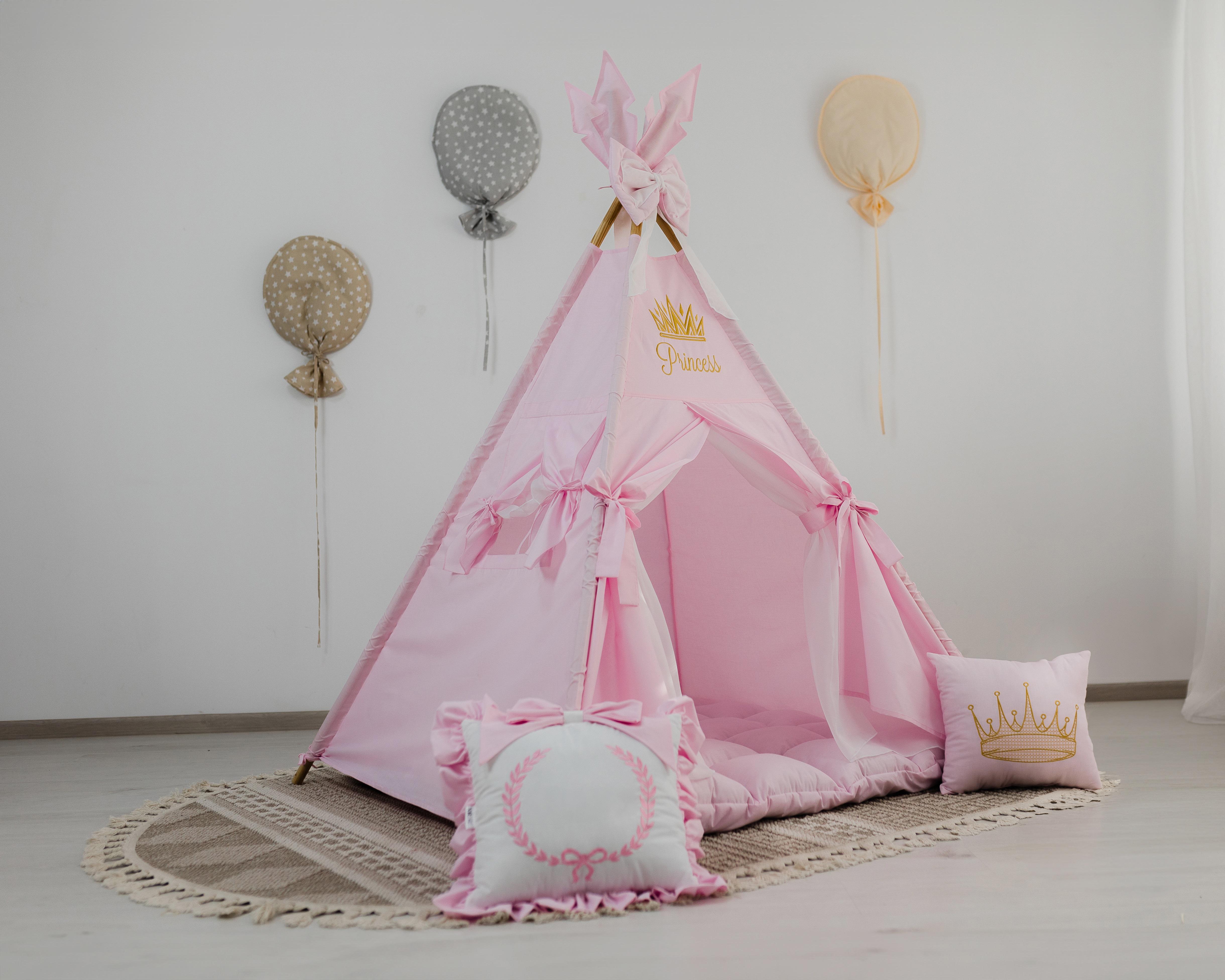 Вігвам для дівчинки Принцеса Рожевий (0000273) - фото 2 Вігвам для дівчинки Принцеса Рожевий (0000273) - фото 2