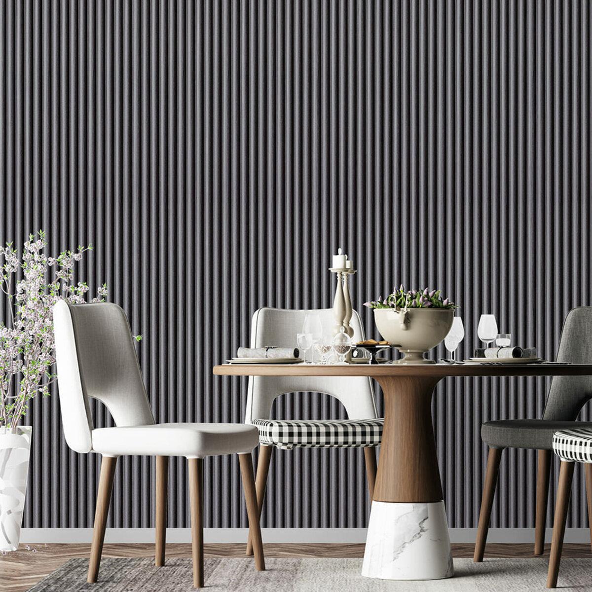 Рельс декоративный WPC круглый стеновой 3000х152х15 мм Графит (SW-00001873) - фото 7 Рельс декоративный WPC круглый стеновой 3000х152х15 мм Графит (SW-00001873) - фото 7