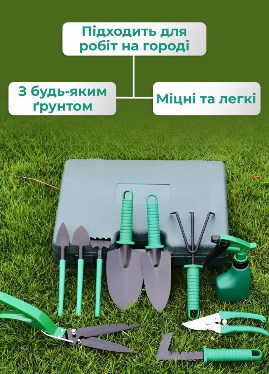 Набір садових інструментів Mar-Pol лопатки/граблі/ножиці/секатор у валізі 10 пр. (400933) - фото 6 Набір садових інструментів Mar-Pol лопатки/граблі/ножиці/секатор у валізі 10 пр. (400933) - фото 6
