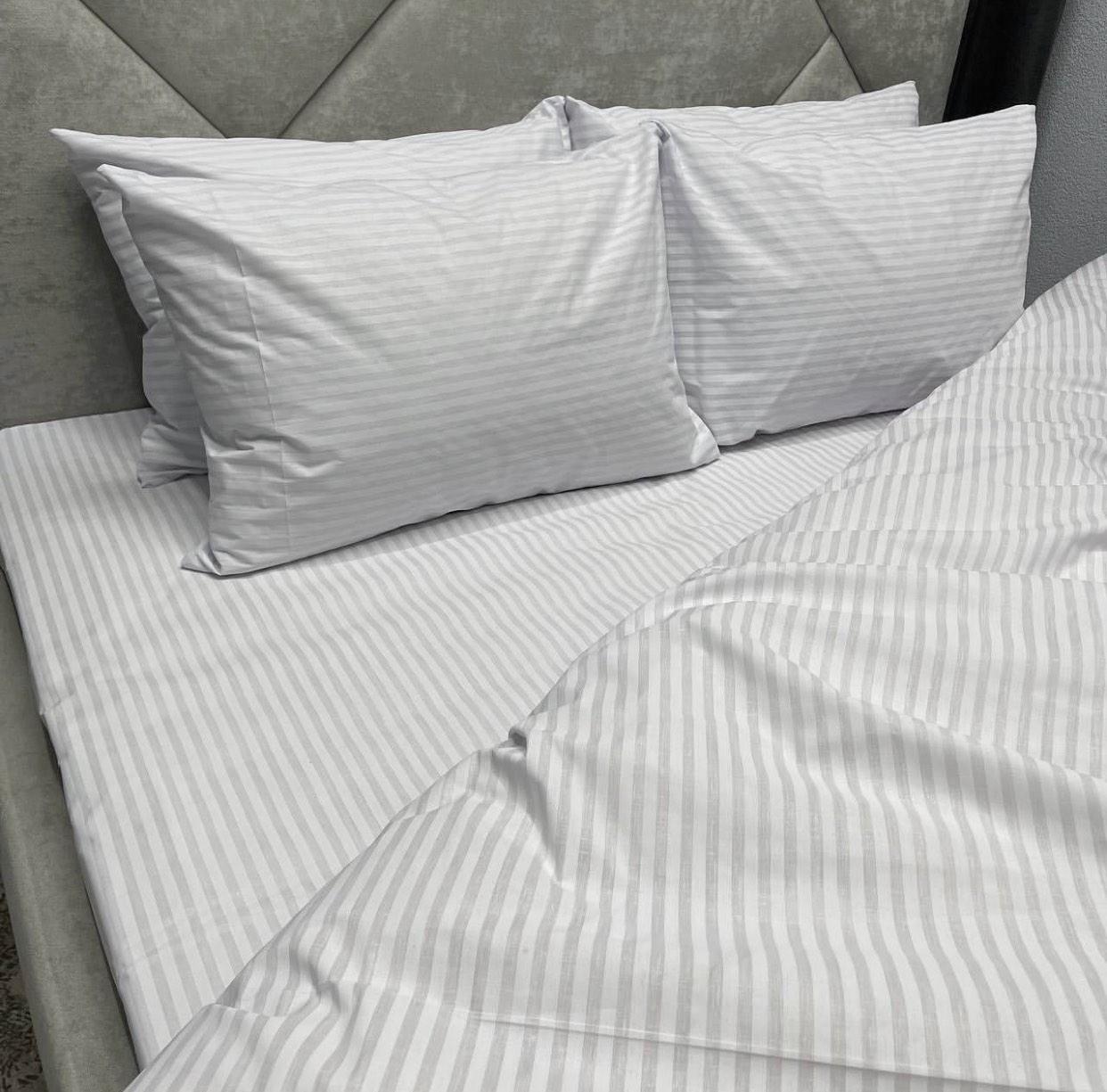 Комплект постільної білизни євро GOLD LUX Білий (12345) - фото 1 Комплект постільної білизни євро GOLD LUX Білий (12345) - фото 1