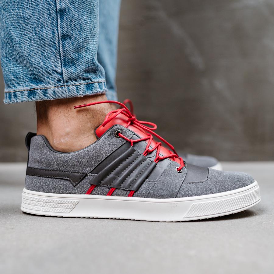 Кеди чоловічі South Mason р. 45 Gray/Red - фото 5 Кеди чоловічі South Mason р. 45 Gray/Red - фото 5