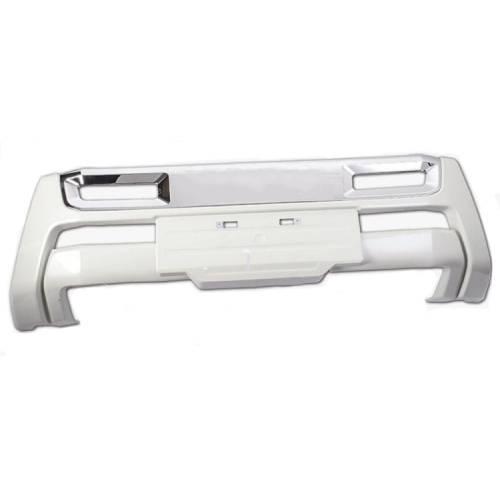 Накладка на передний бампер MiddleEast 2017/ для Toyota Land Cruiser Prado 150 Белый