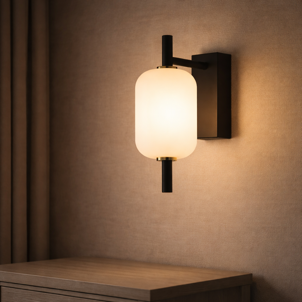 Бра светодиодная Valeso 7W с металлическим каркасом 3000/4000/6000К Черный (BB84010-1 BK)