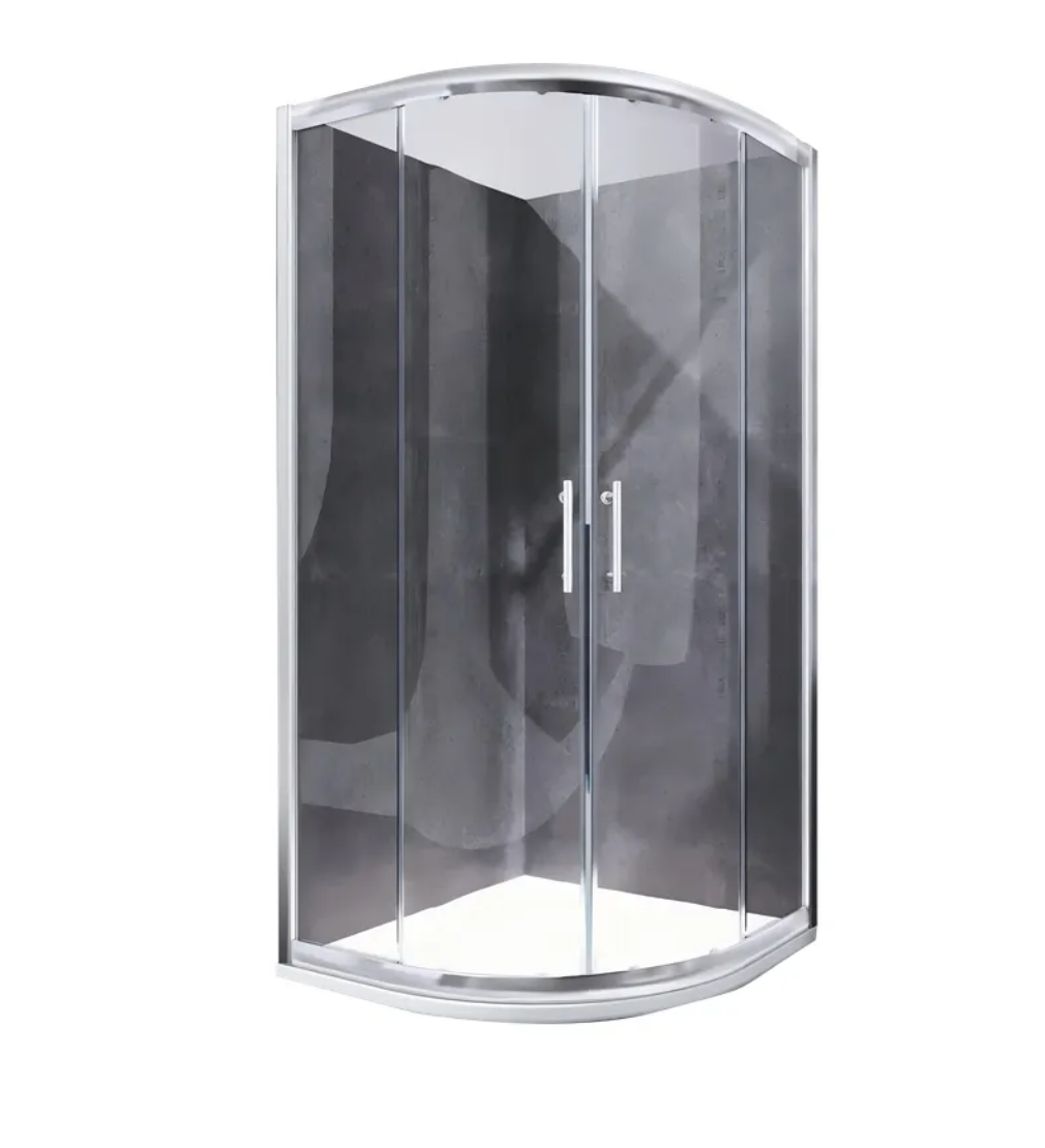 Душевая кабина без поддона KOER SR SC04-90x90x195-TR-01 прозрачное стекло Easy Clean 5 мм Хром (KR5360)