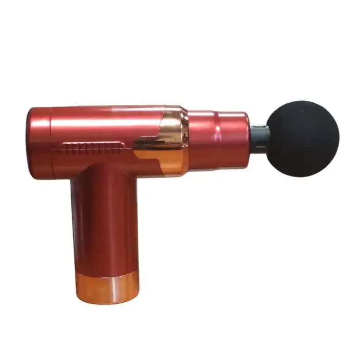 Массажер для тела Fascial Gun JY-760 аккумуляторный с 4 насадками Красный (9507)