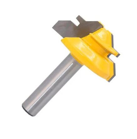 Фреза для углового линейного сращивания древесины 38 мм хвостовик 8 мм (510276)