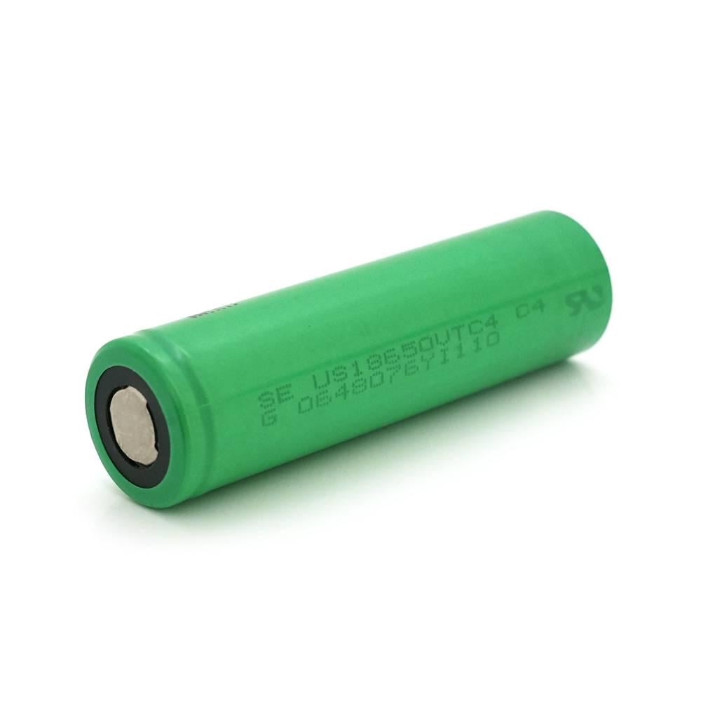 Акумулятор 18650 Li-Ion Sony US18650VTC4 2100mAh 25A 4,2/3,6/2,5V 2 шт. в упаковці Green (33670)