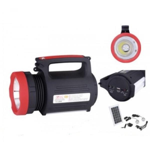 Фонарь прожекторный Yajia с солнечной панелью YJ-1902T - фото 3