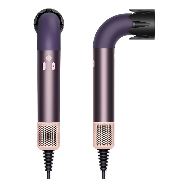 Фен для волос 6 насадок HD-19 Розовый (17375)