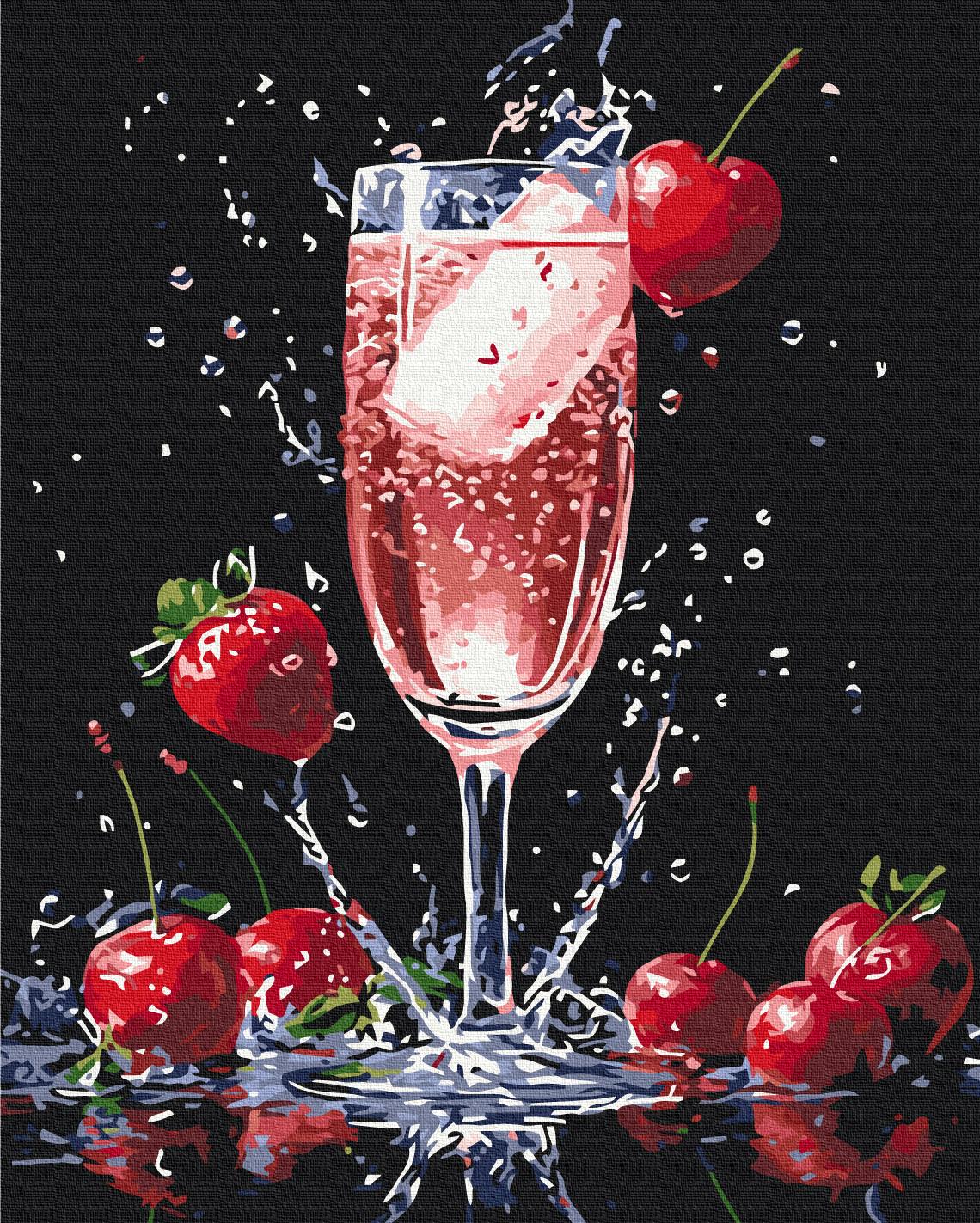 Картина по номерам Brushme Игристое удовольствие 40x50 см (BS54152)